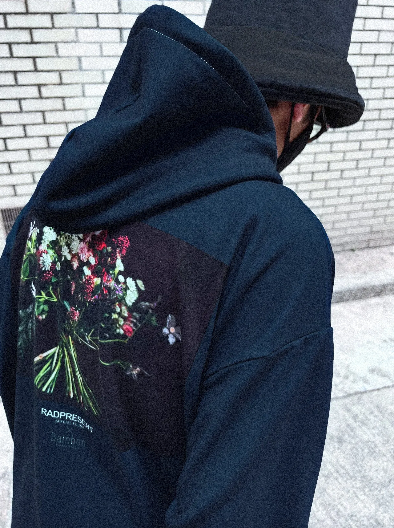 RPST x BFS LOVE LOCK PRINTED HOODIE - FRENCH NAVY