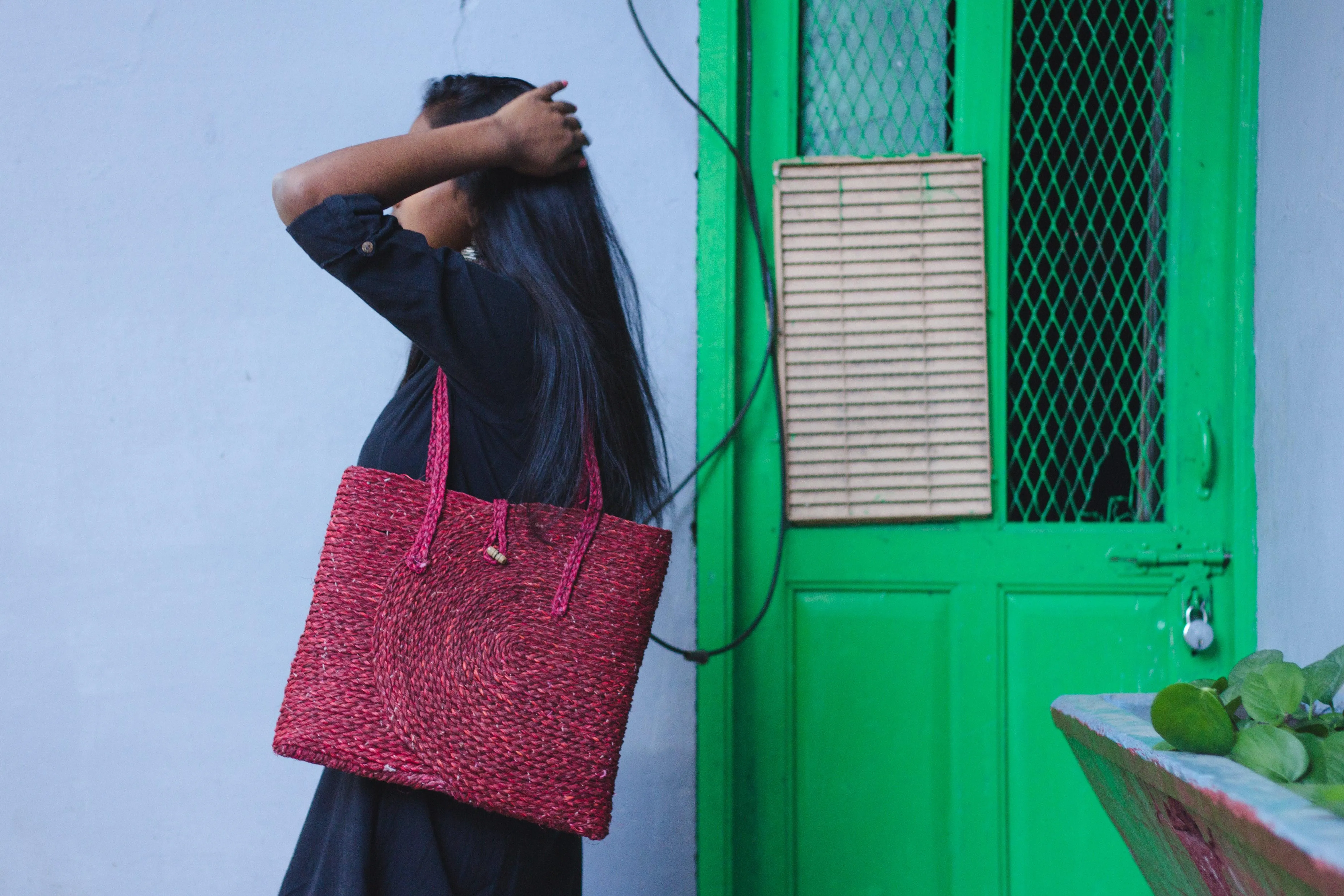 Sabai bag - red laptop bag