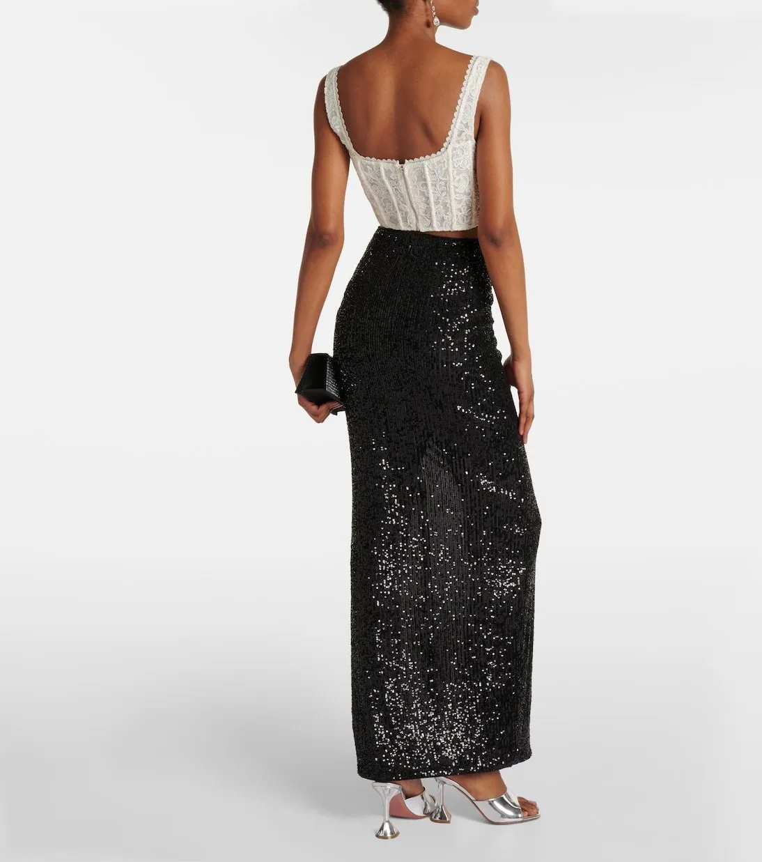 SELF PORTRAIT  |Casual Style Sleeveless Party Style Lace Elegant Style