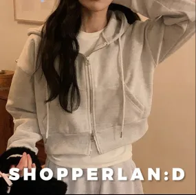 SHOPPERLAND  |Sweat Street Style Long Sleeves Plain Cotton Oversized