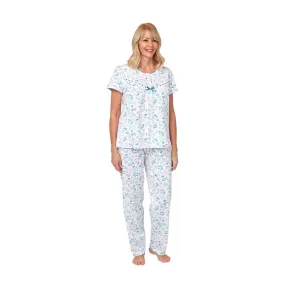 Short Sleeve  Cotton PJ Set - Blue