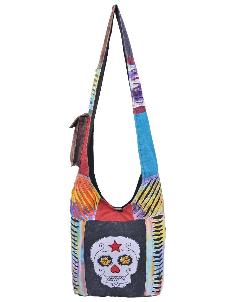 Skull & Rips Hobo Bag