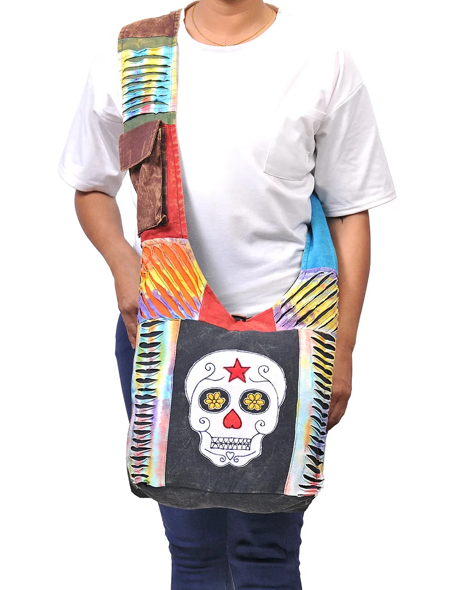 Skull & Rips Hobo Bag