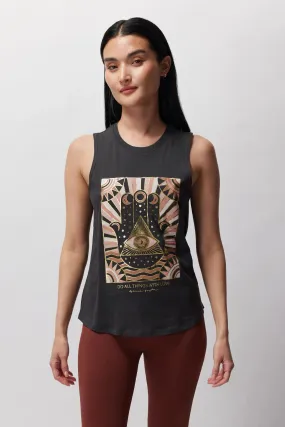 Spiritual Gangster Do All Things With Love Muscle Tank