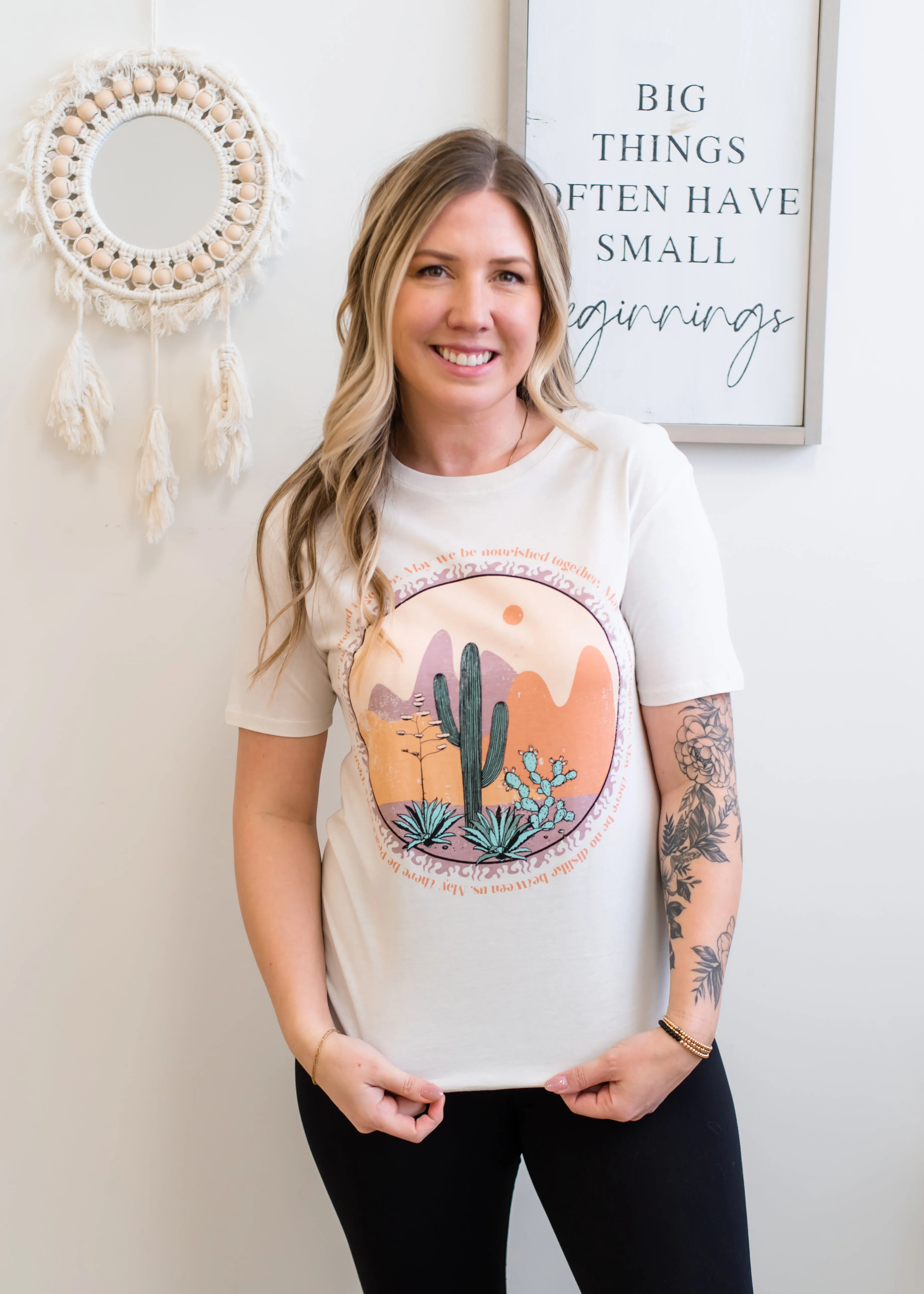 The Sunset Cactus Tee