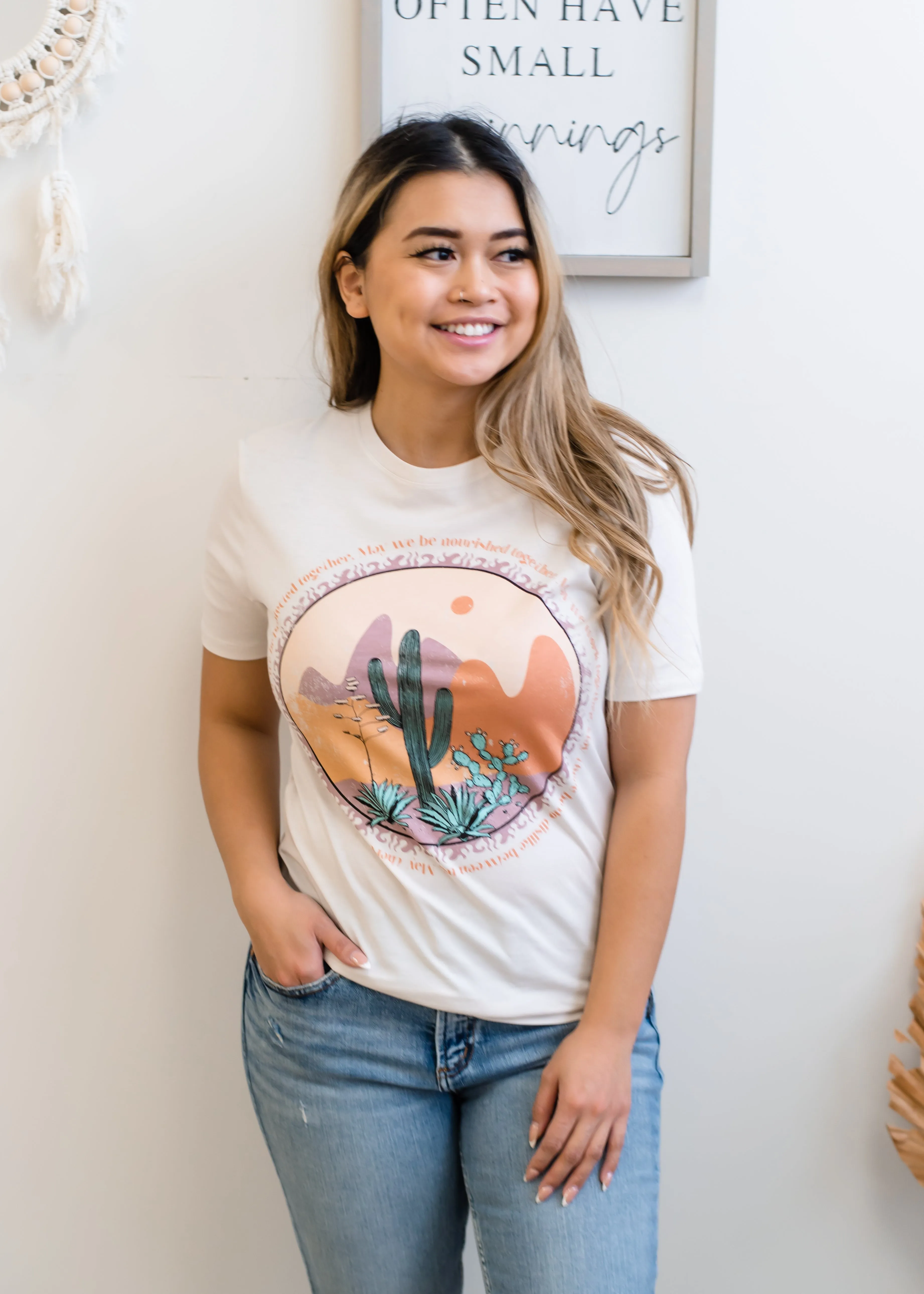 The Sunset Cactus Tee