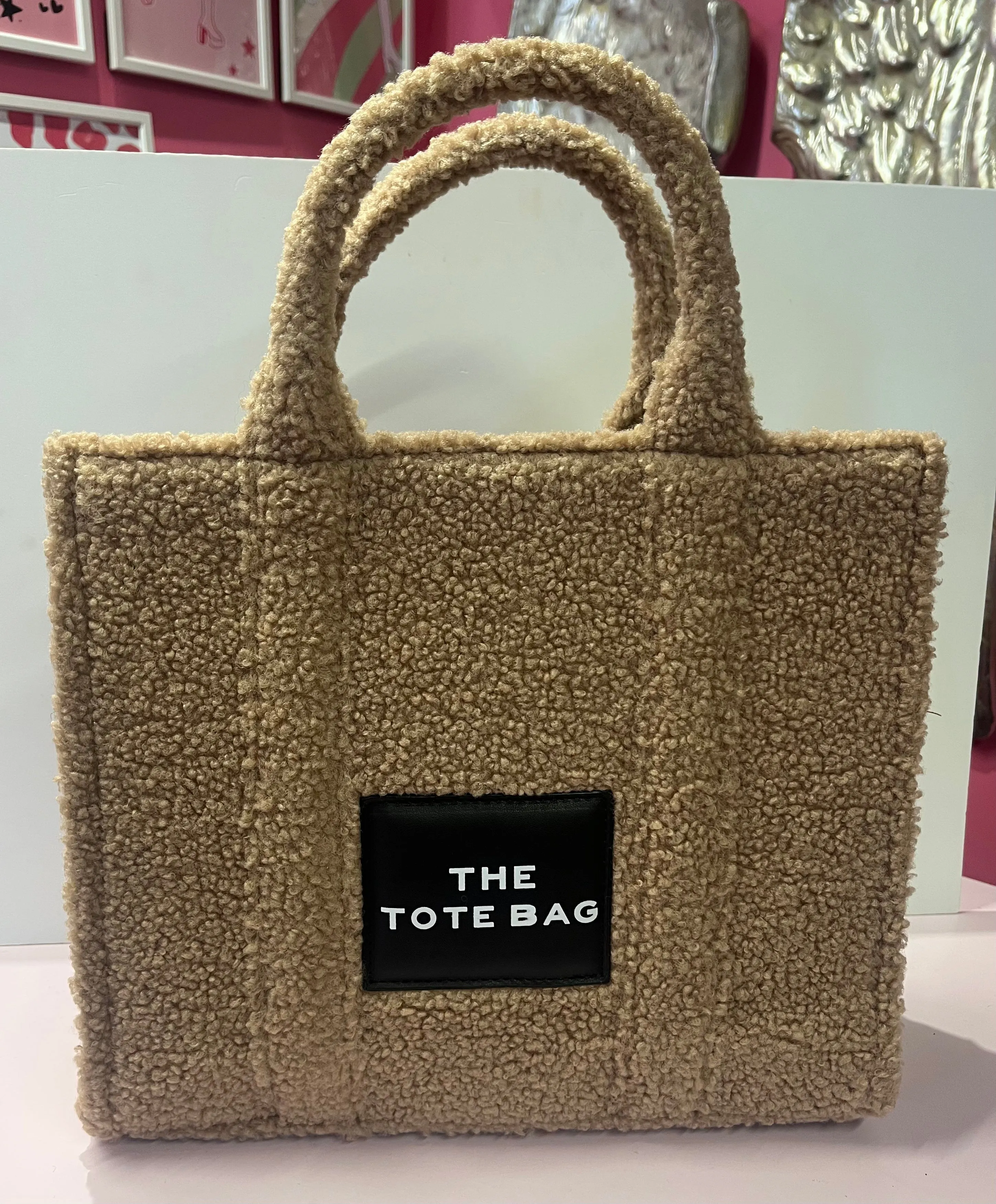 The Teddy Tote Bag > Apricot