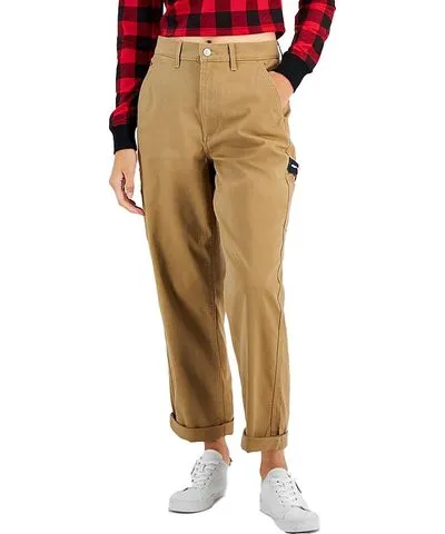 Tommy Hilfiger Womens Woven Stretch Cargo Pants