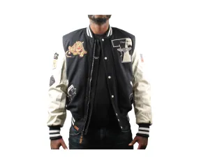 Top Gun Leopard Varsity Men's Jacket