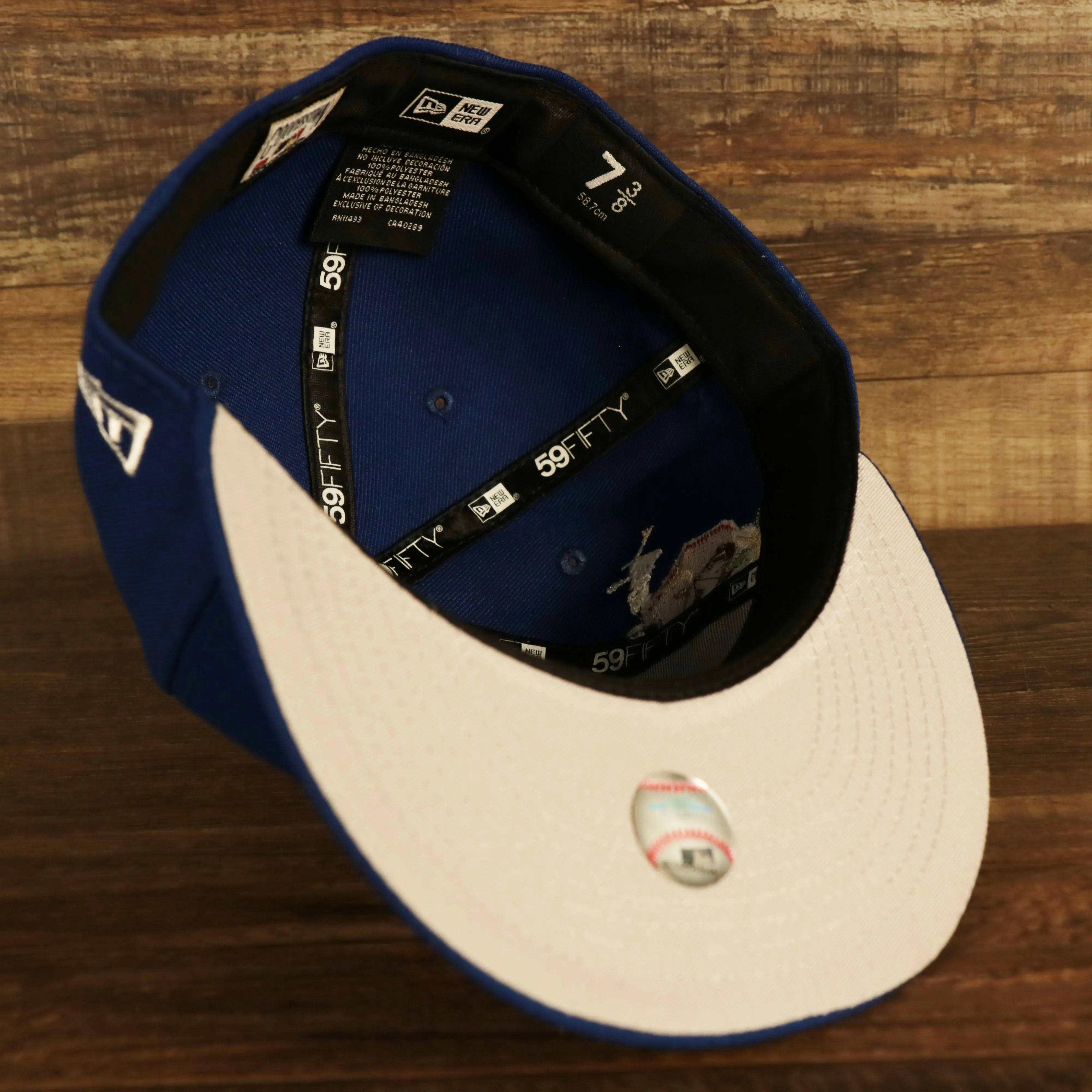 Toronto Blue Jays Cooperstown City Cluster Side Patch Gray Bottom Royal 59Fifty Fitted Cap