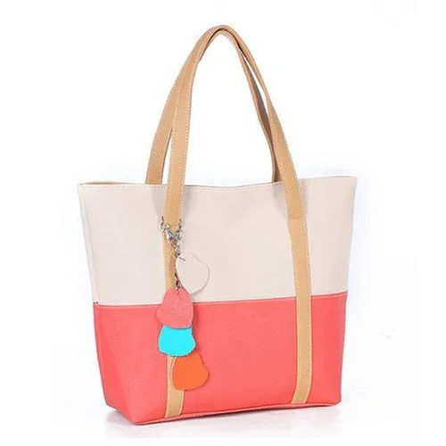 Towallmark 1PC Sweet Elegent Mixed Color Totes Chain Pendants Hobo Shoulder Bag Handbag