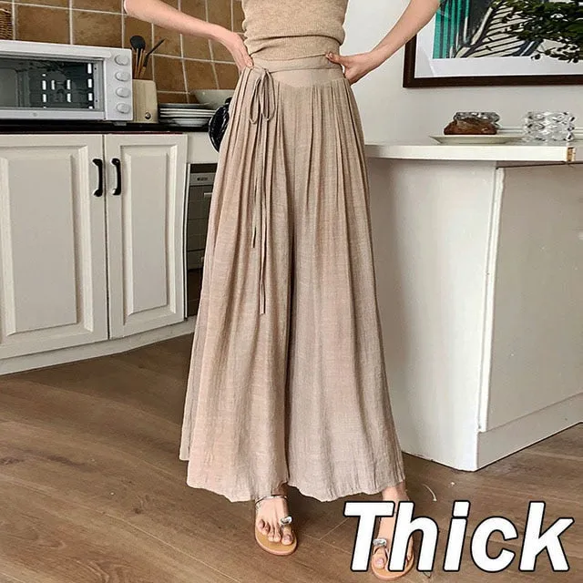 Trousers Wide Leg Korean Style 2023 Fashion