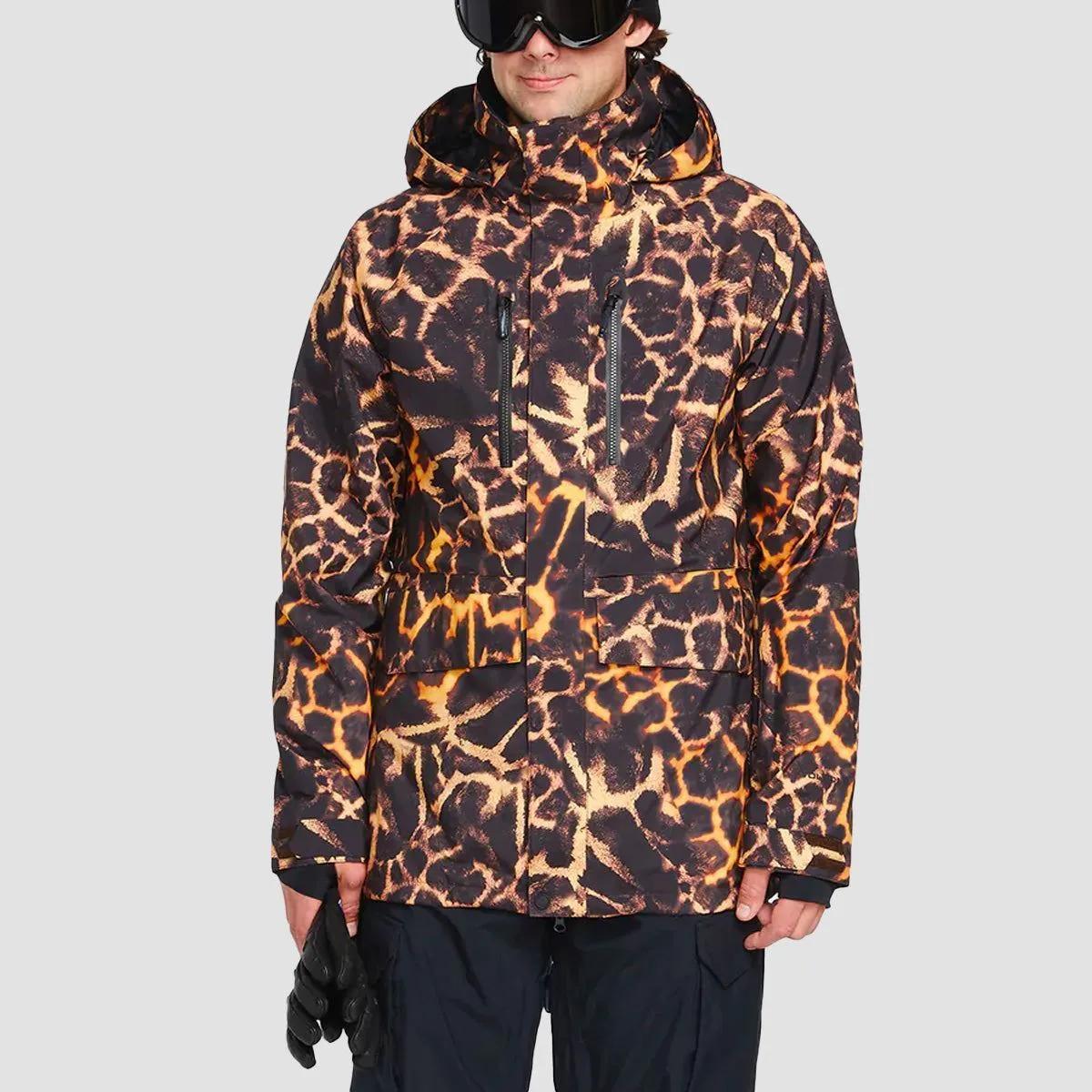 Volcom Stone Stretch Gore-Tex Snow Jacket Gold Giraffe