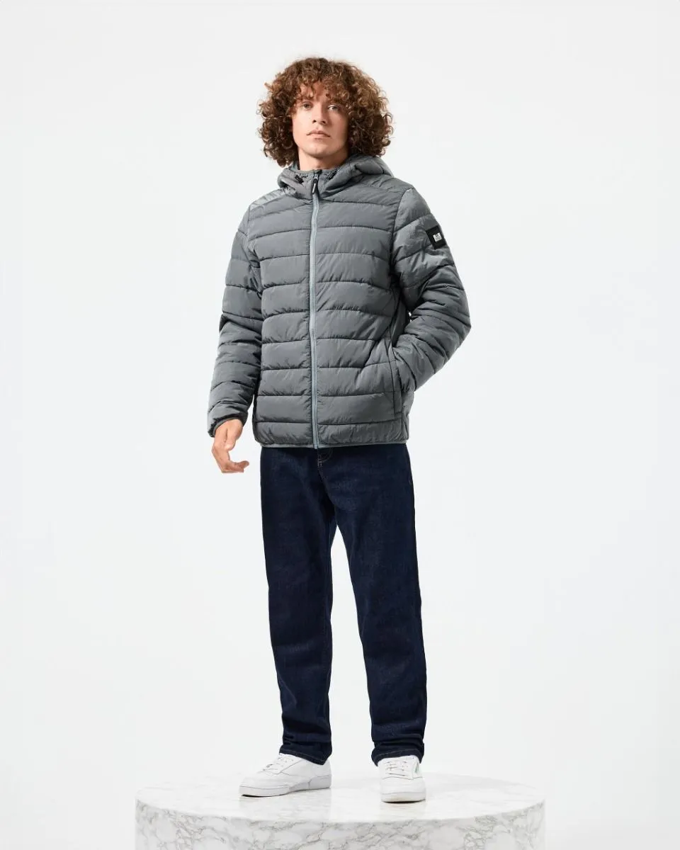 Weekend Offender La Guardia Padded Puffer Jacket Zinc