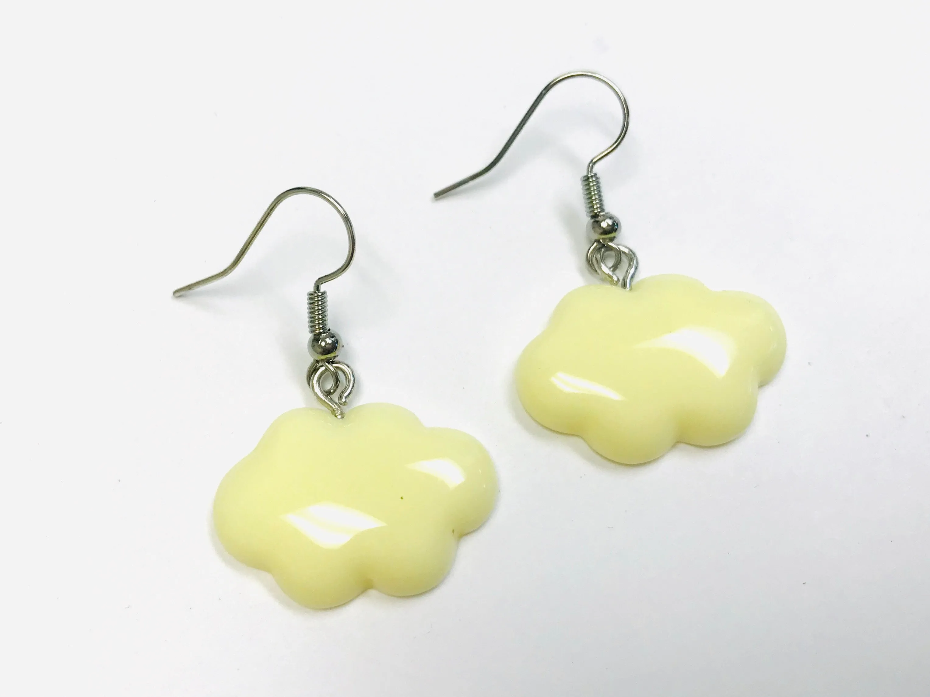 Yellow Cloud Earrings