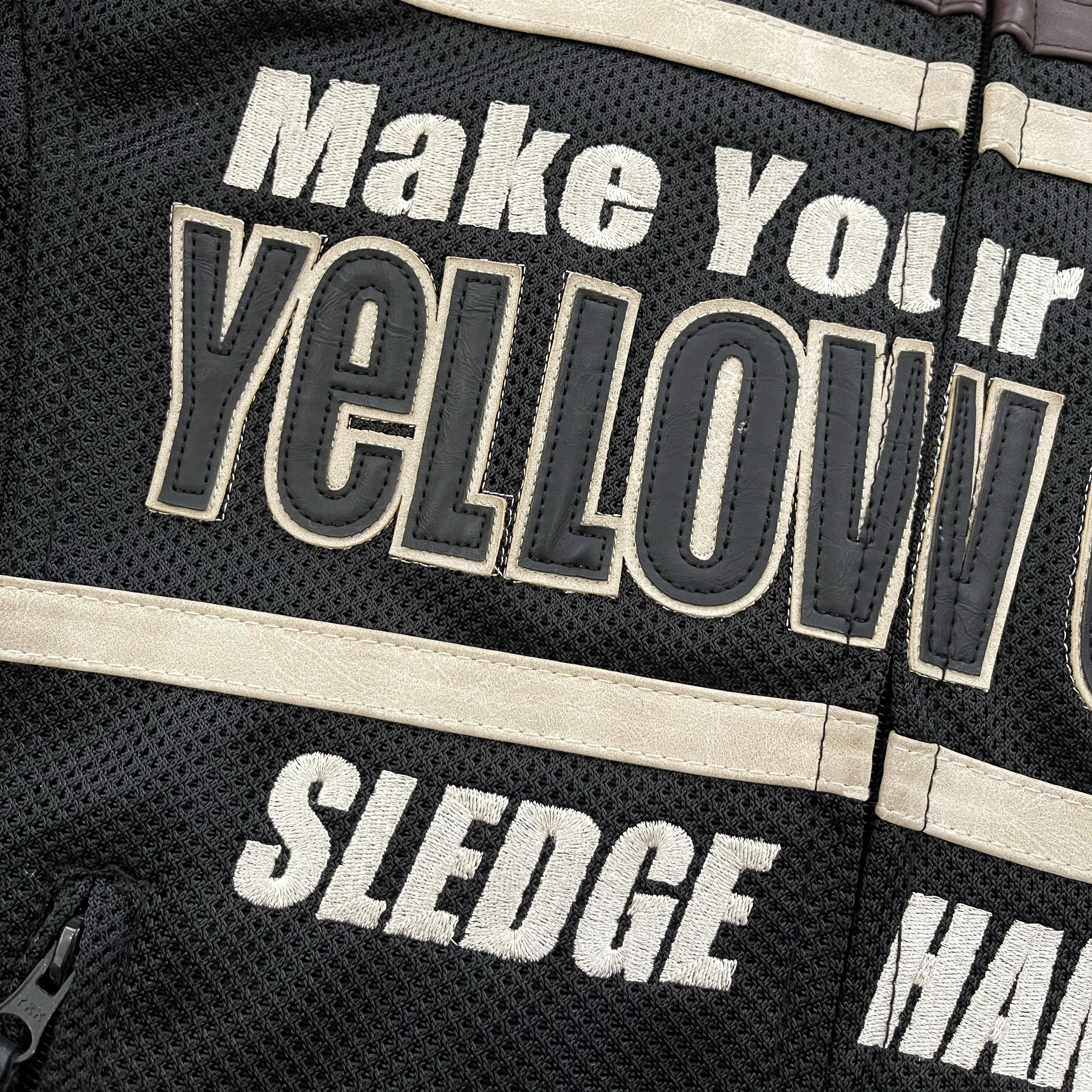 Yellow Corn Motorcycle Racer Jacket